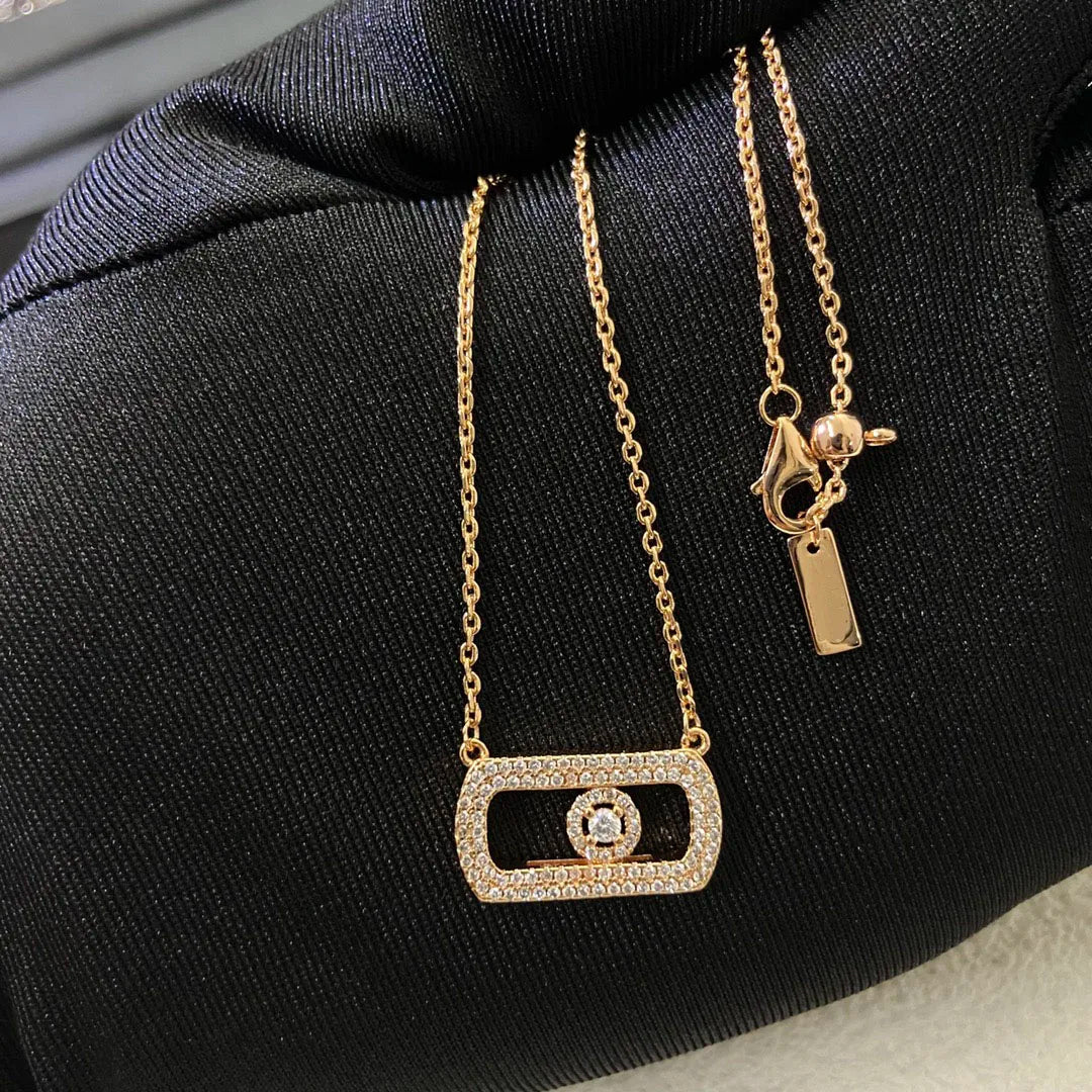 Sterling Silver Zircon Necklace