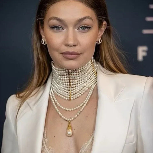 Luxury Pearl Tassel Necklace